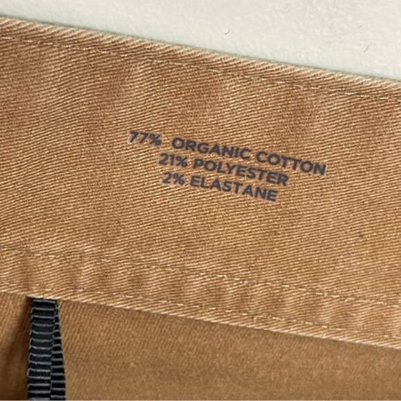 Toad & Co Men’s Mission Ridge Pant In TABAC VINTAGE WASH Sz 32X34 Organic Cotton - Picture 9 of 14